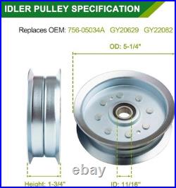 John Deere 54 Inch Mower Deck Repair Kit Includes 3 Spindles, 3 Blades & Belts