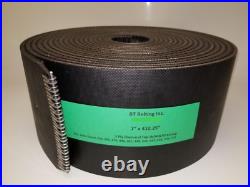 John Deere 842 Round Baler Belt Set 3 Ply Diamond Top withMATO Lacing