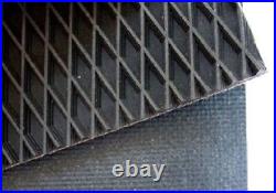 John Deere 862 Round Baler belts Complete Set 3 Ply Diamond Top withAlligator Lace
