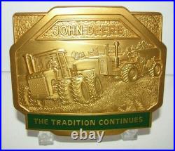 John Deere 9400 & 8010 Tractors 1999 Belt Buckle Tradition Continues 6th Promac