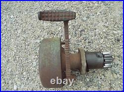 John Deere A square axle JD tractor left brake assembly with foot pedal
