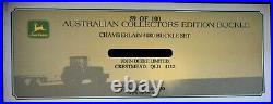 John Deere Australia Chamberlain 4080 Series Belt Buckle Set 1996