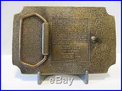 John Deere DEALER 1985 Super Service Award Belt Buckle Ltd Ed 323/500 Portland