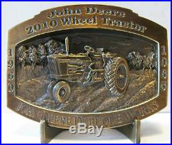John Deere Dubuque Works 2010 Wheel Tractor 1997 Belt Buckle Ltd Ed