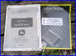 John Deere L130 46 Riding Mower W Deck Plow Bagger Chains Belts Parts Running