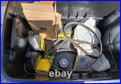 John Deere L130 46 Riding Mower W Deck Plow Bagger Chains Belts Parts Running