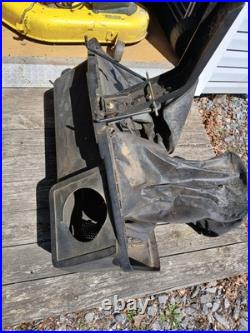 John Deere L130 46 Riding Mower W Deck Plow Bagger Chains Belts Parts Running