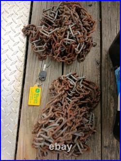 John Deere L130 46 Riding Mower W Deck Plow Bagger Chains Belts Parts Running