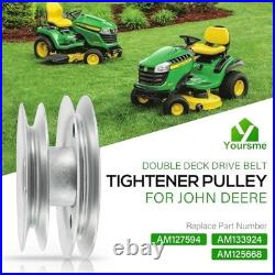 John Deere Mower Deck Double Drive Belt Tensioner Pulley