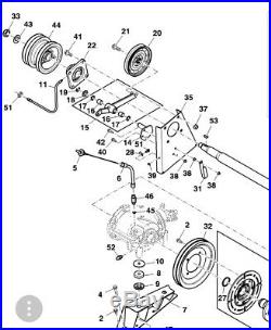 John Deere OEM part # HXE10397 combine primary jackshaft belt pulley S series