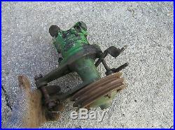 John Deere Tractor Original JD Hydraulic pump H10599 & double belt pulley