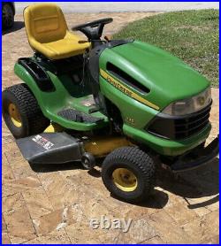 John deere 135 automatic Lawn Mower 120hrs Runs And Drives Great. Extra Belts Et