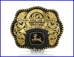 Montana Silversmiths Belt Buckle Mens John Deere Studded 1837 1953JD