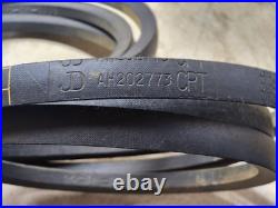 NEW Genuine John Deere Part # AH202773 Belt Jackshaft Drive Belt Set, Front RH