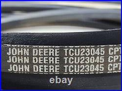 NEW Genuine John Deere Part # TCU23045 Subs to TCU26905 Mower Deck Drive V-BELT