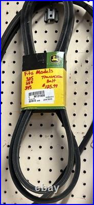 NEW JOHN DEERE Genuine OEM DRIVE BELT M131808 325 335 345 355D