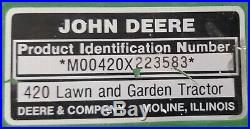OEM Deere Pulley 400 420 430 Replaces M48661 PTO Sheave Idler belt gear