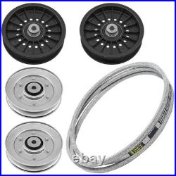 Pulleys with Drive Belt For John Deere EZTRAK Z435 Z445 Z465 Z625 Z645 Z655