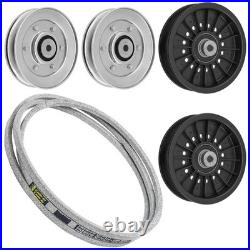 Pulleys with Drive Belt For John Deere EZTRAK Z435 Z445 Z465 Z625 Z645 Z655