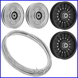 Pulleys with Drive Belt For John Deere EZTRAK Z435 Z445 Z465 Z625 Z645 Z655