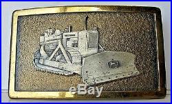 RARE John Deere 450 Crawler Tractor Dozer 1966 Belt Buckle 4 Leg Deer Logo NCM