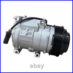 RYC New AC Compressor AD-978A-N Fits John Deere Tractors 24 V, Replaces AT367640