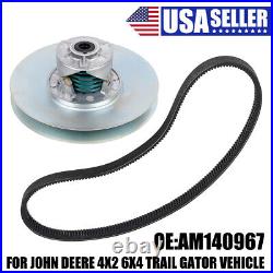 Secondary Driven Clutch with Belt For John Deere Gators 4X2 6X4 RE28721 AM140967