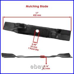 Spindle & Blade With Pulley Belt For John Deere S170 X166 X167 E140 E150 48