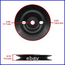 Spindles with Blades Pulleys & Belt Kit for John Deere Z335E Z335M Z345M Z345R 42