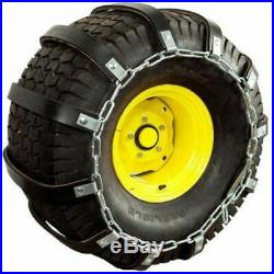 Tire Chains 23x10.5x12 John Deere 345 GT275 425 212 1435 2WD Toro 520xi Tractor