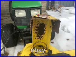 Used 2007 John Deere 47 Quick Hitch Tractor Snow Blower
