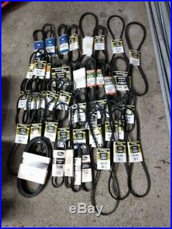 V-belt gates service king 140 belts with belt finders john deere Huge lot