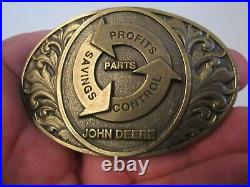 Vintage John Deere Parts Belt Buckle Heavy Limited Edition Gw-14