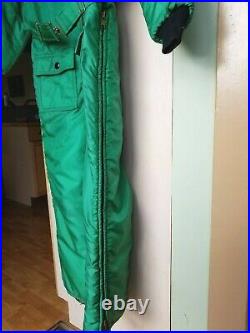 Vintage John Deere Womens Snowmobile Snow Suit One Piece Sz Small With Hood