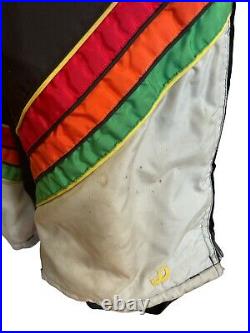 Vintage Mens John Deere Jacket Snow Bibs 2 Piece Winter Wear Snowsuit Large